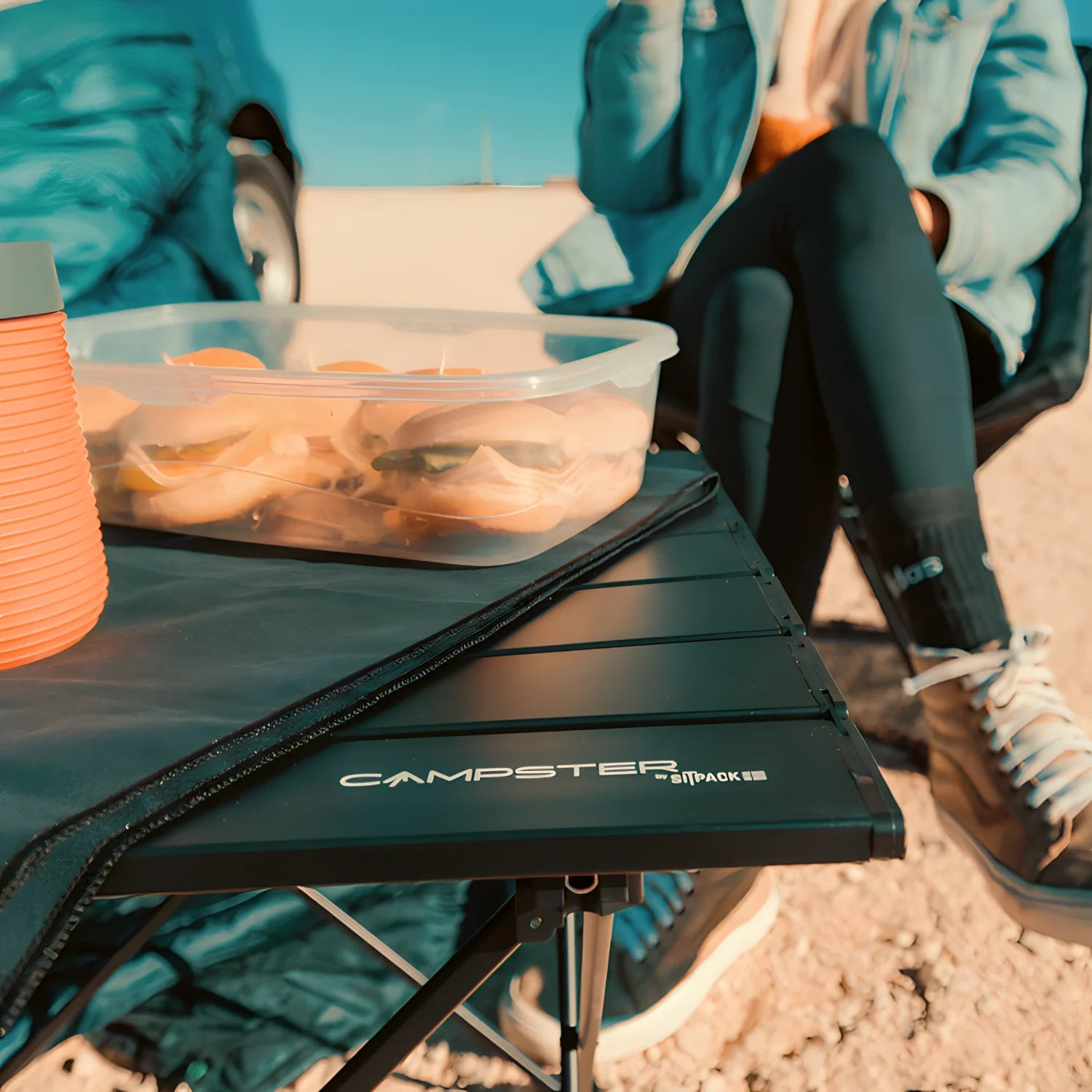 Campster klapbord i aluminium
